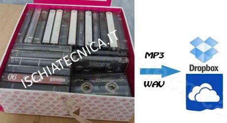 lavoro passaggio audio cassette mp3 DropBox